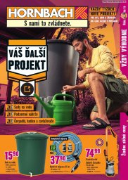 1. strana letáka HORNBACH 22. 7. - 5. 8. 2026 Dažďová voda