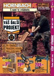 1. strana letáka HORNBACH 30. 9. - 14. 10. 2026 Spracovanie dreva